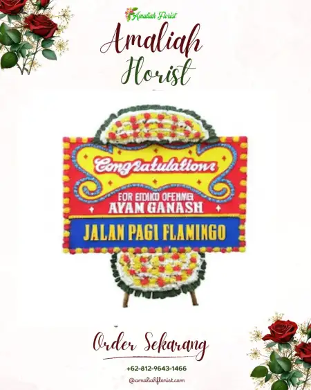 Sewa Papan Bunga Pamolokan